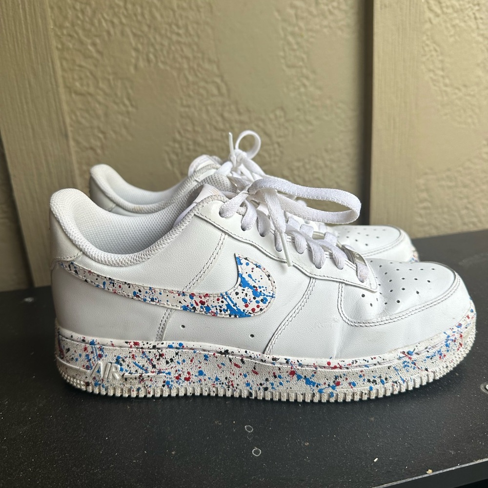 Custom Splatter Paint Nike Shoes